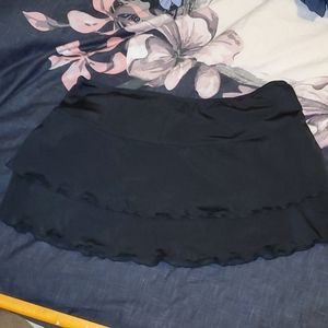black swim skirt/ cover up